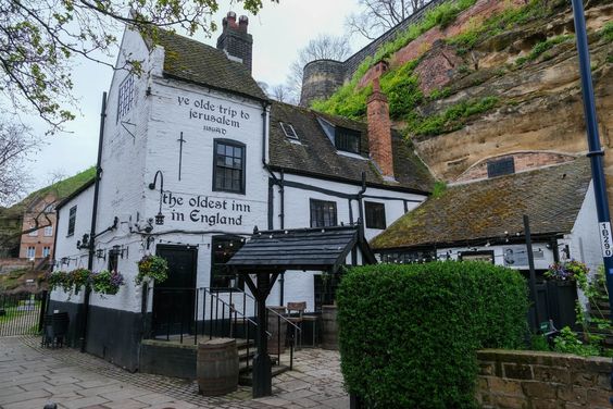 Ye olde trip to Jerusalem, a historic part of British pub culture.