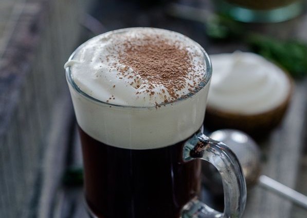 Irish coffee - one of the best drinks