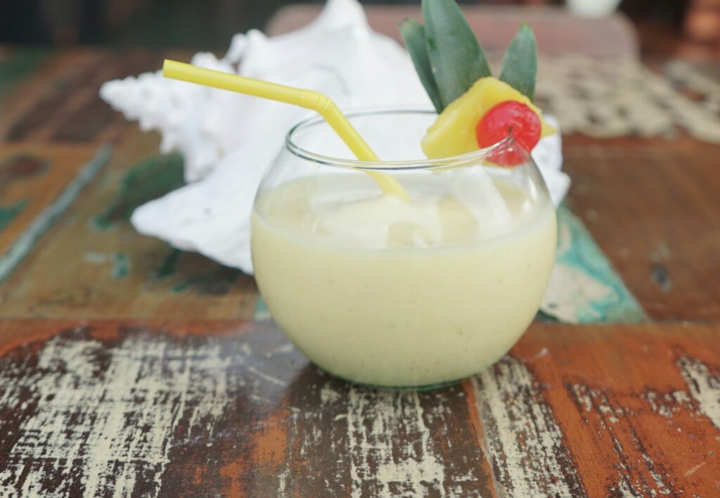 Pina Colada is a refreshing white rum cocktail