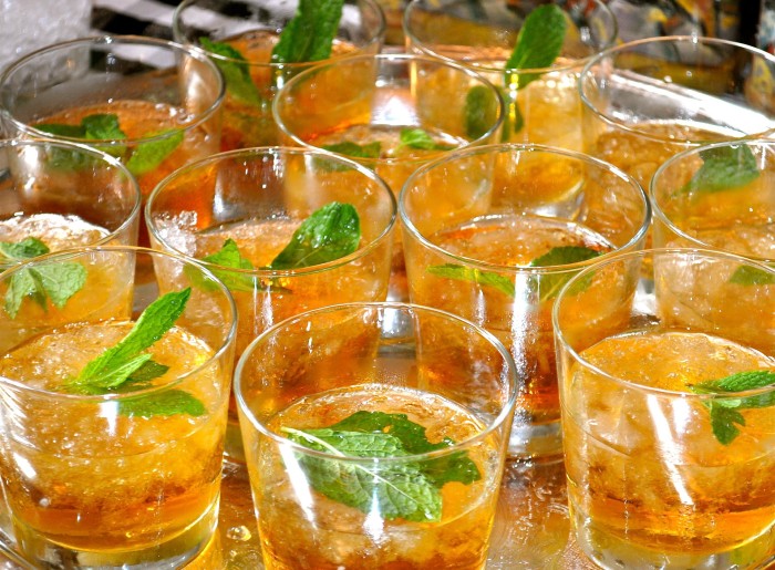 Mint Juleps at the speakeasy bars