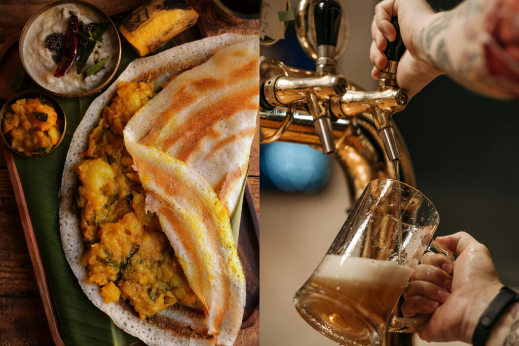 Alcohol Pairings for Indian Street Food