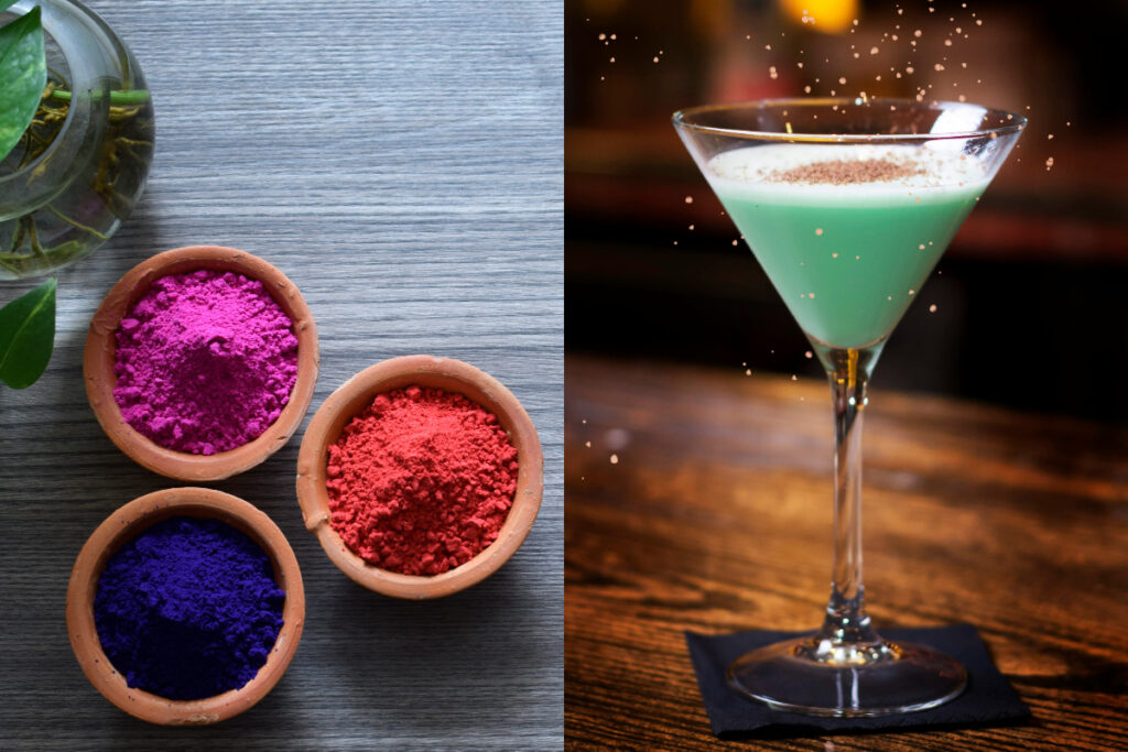 Holi-Themed Colourful Cocktails