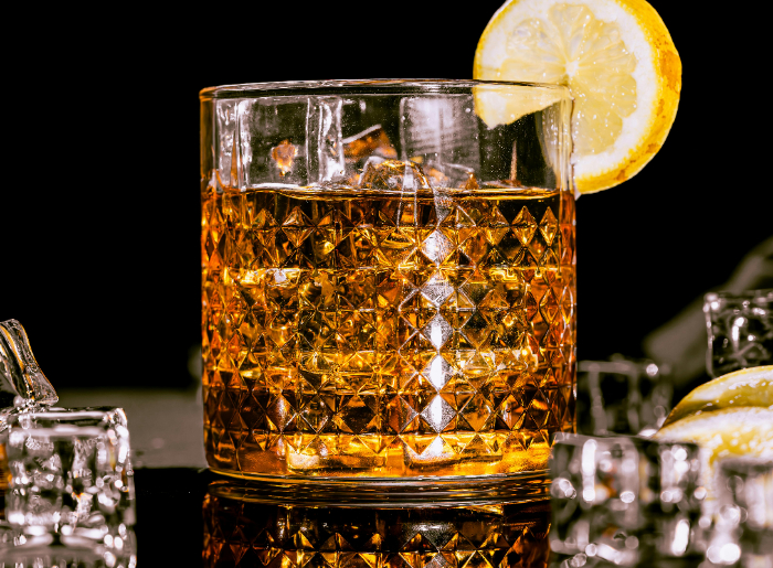 A glass of whisky