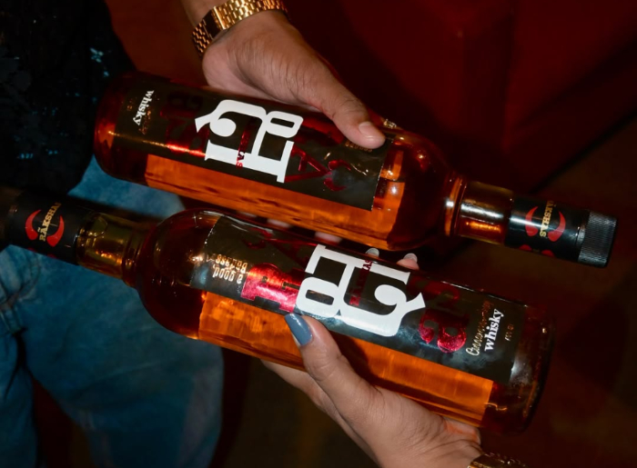 Bottles of Rakshas Whisky