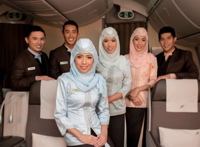 Royal Brunei crew