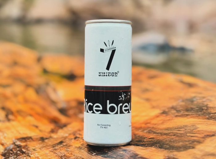 7 United rice beer can